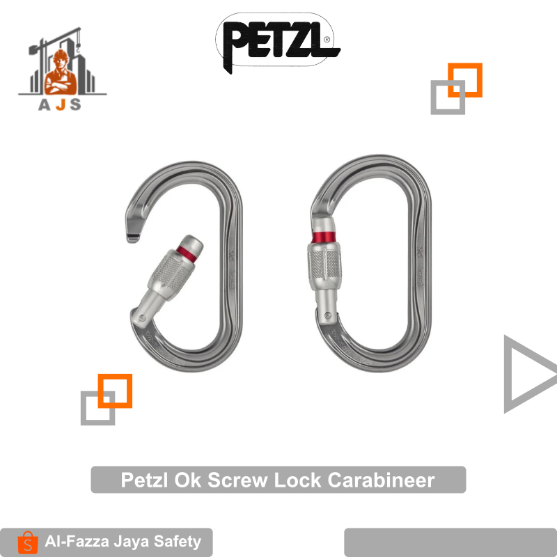 Petzl Ok Screw Lock Carabineer / Carabiner OK Screw Lock Original Petzl