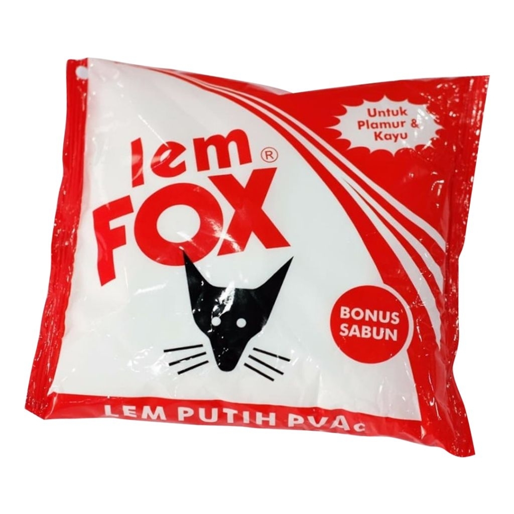 

Lem fox Kayu plastik merah ukuran 350gr