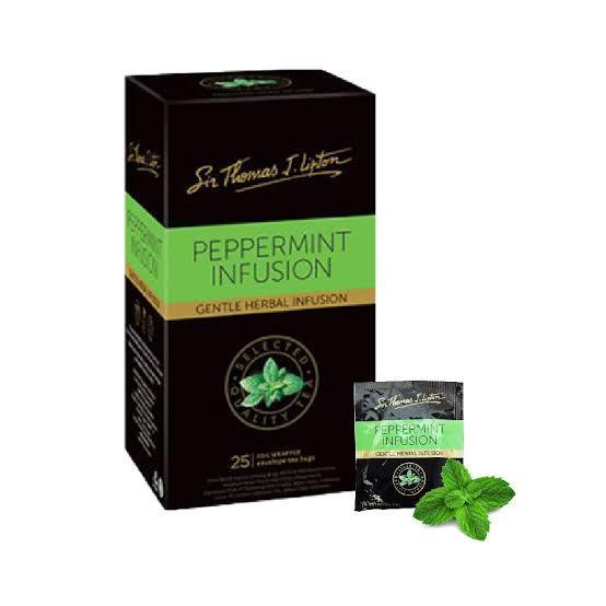 

[oddsolshop] pekanbaru/Sir Thomas J Lipton Peppermint Infusion Gentle Herbal Tea Bag Kantong Teh