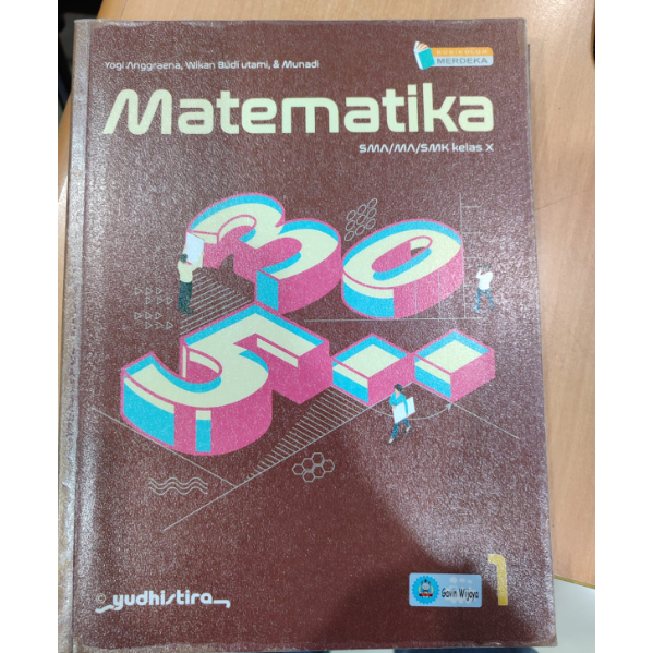 BUKU BEKAS Yudhistira Matematika SMA/MA kelas 1