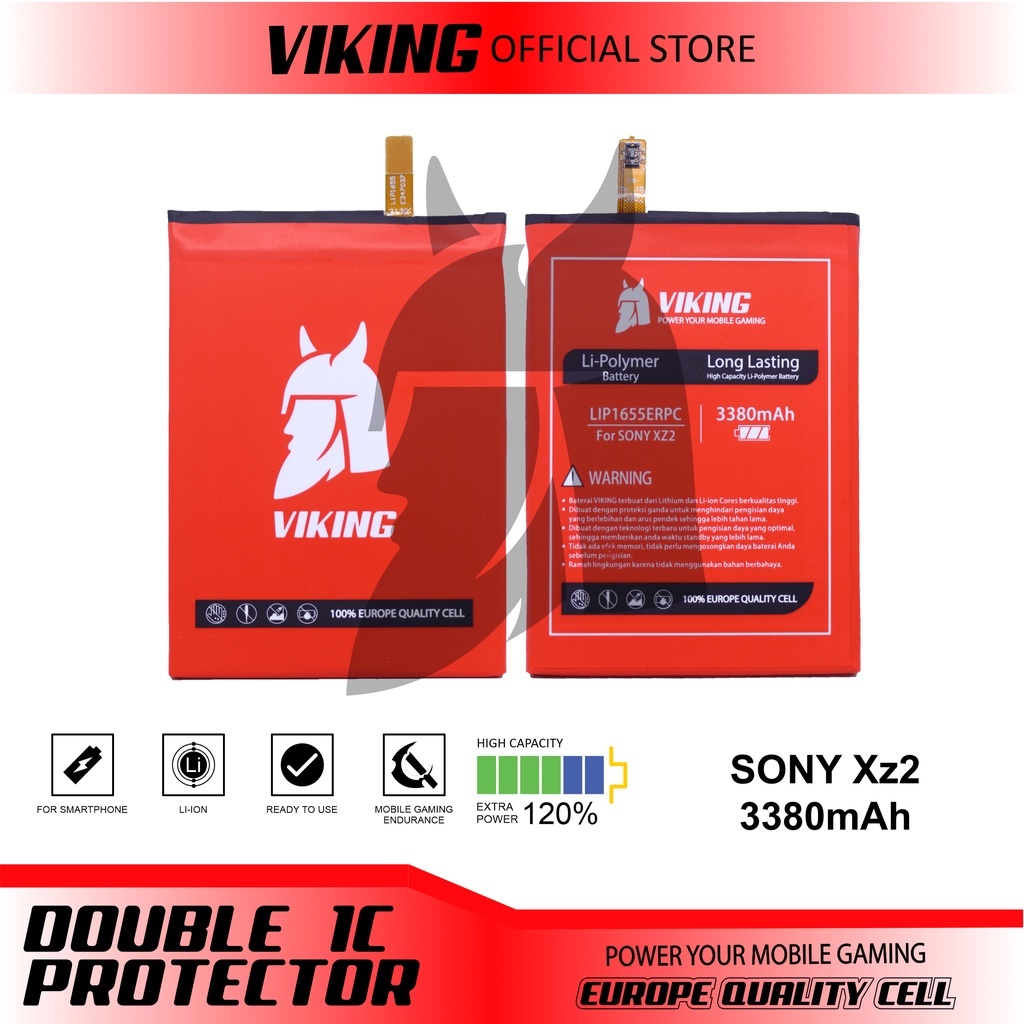 VIKING Baterai Sony Xperia XZ2 Double Power