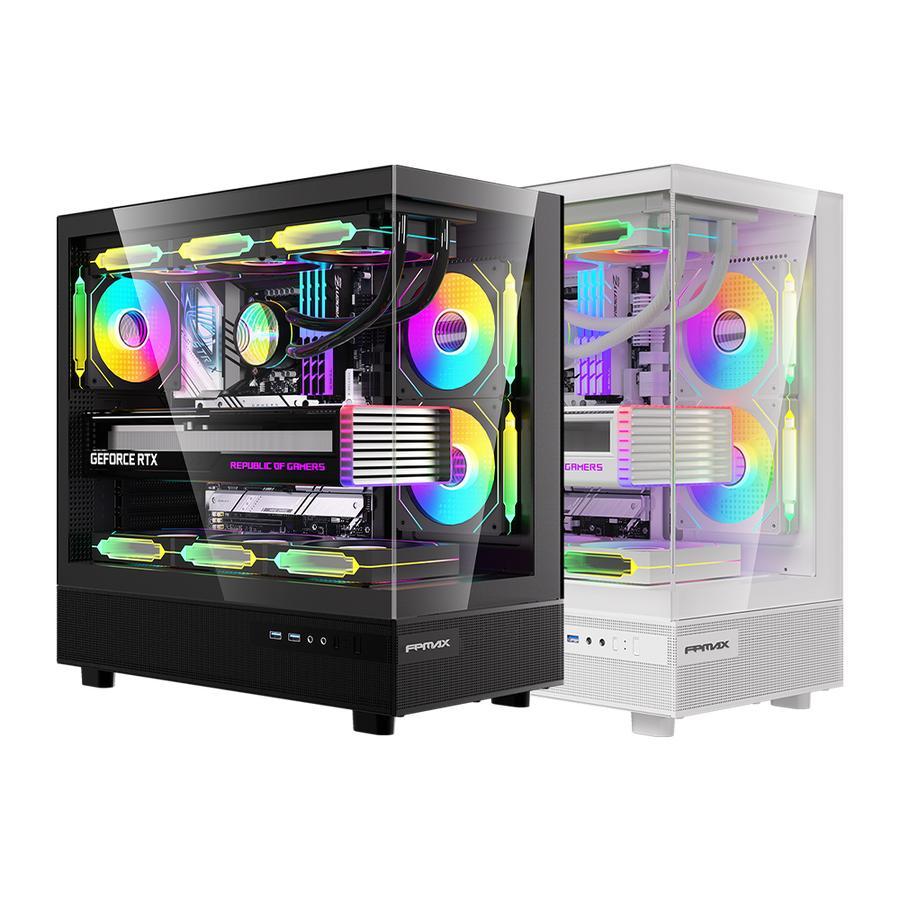 FPMAX Crystal Z8 Gaming Casing ATX Tampered Glass