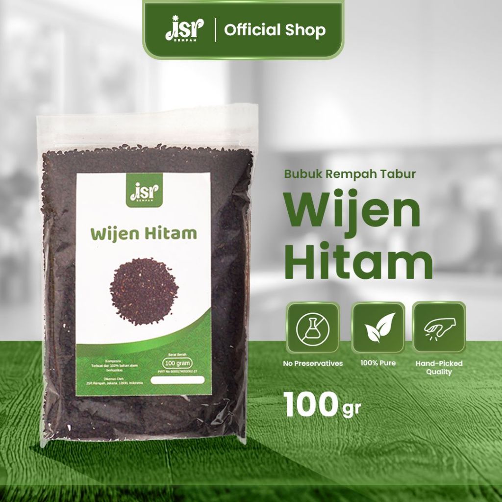 

Premium Jsr Rempah Wijen Hitam 100 Gram