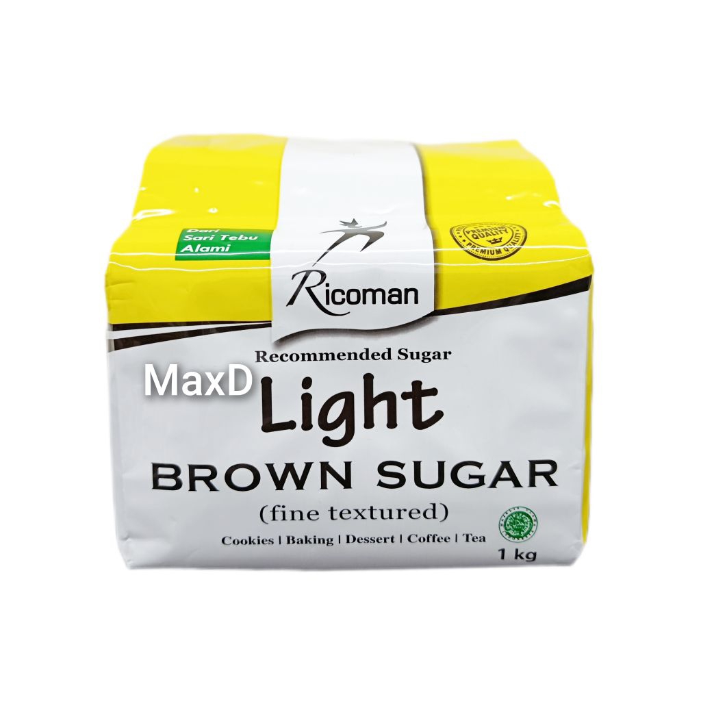 

Ricoman Brown Sugar Light 1 Kg 1 Pcs