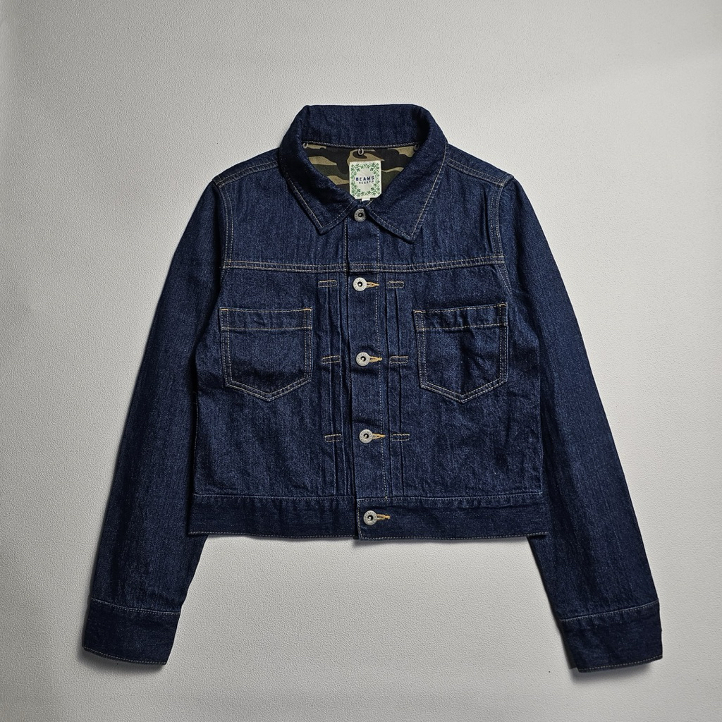 beams heart denim jacket