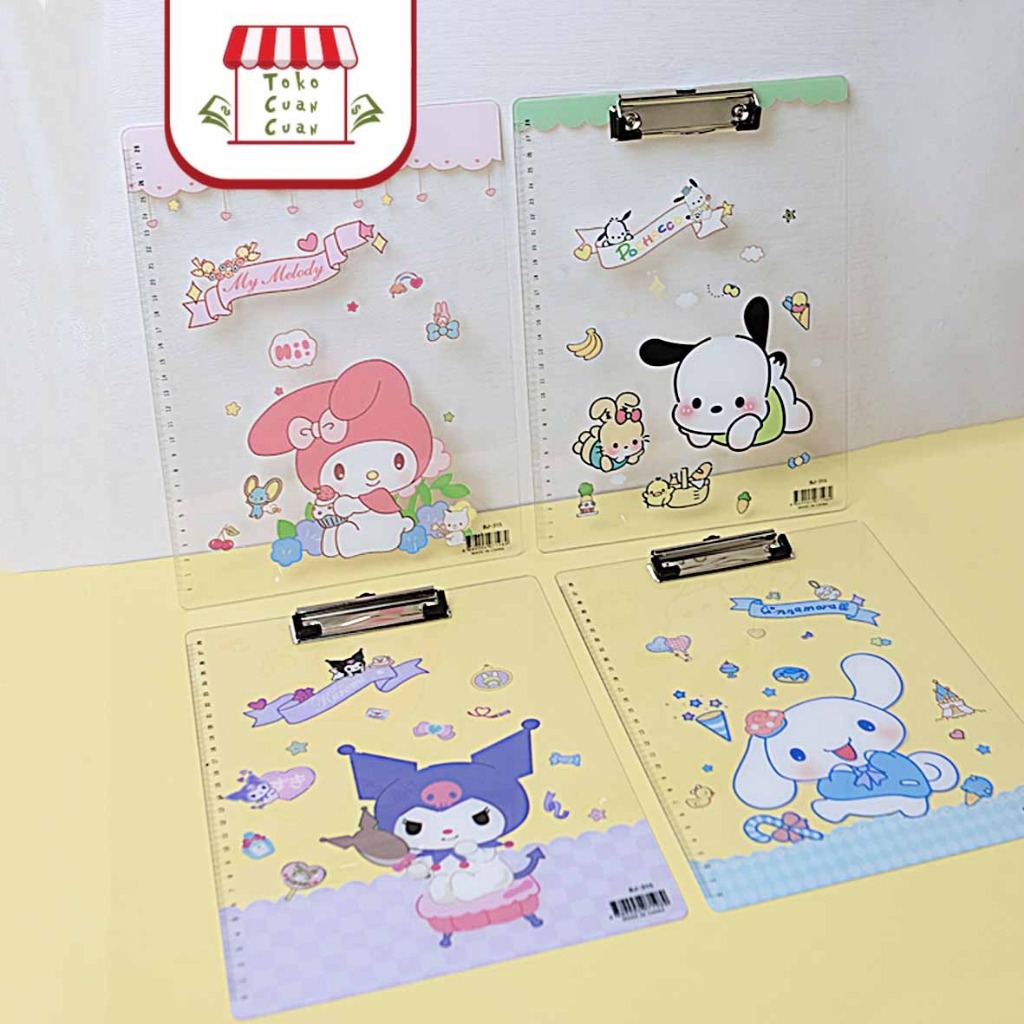 

TCC Papan Tatakan Kertas Ujian Jalan Clipboard A4 Motif Capybara Cartoon Single Layer Satuan Aesthetic Lucu Estetik Kartun Kapibara Sanrio Sakura