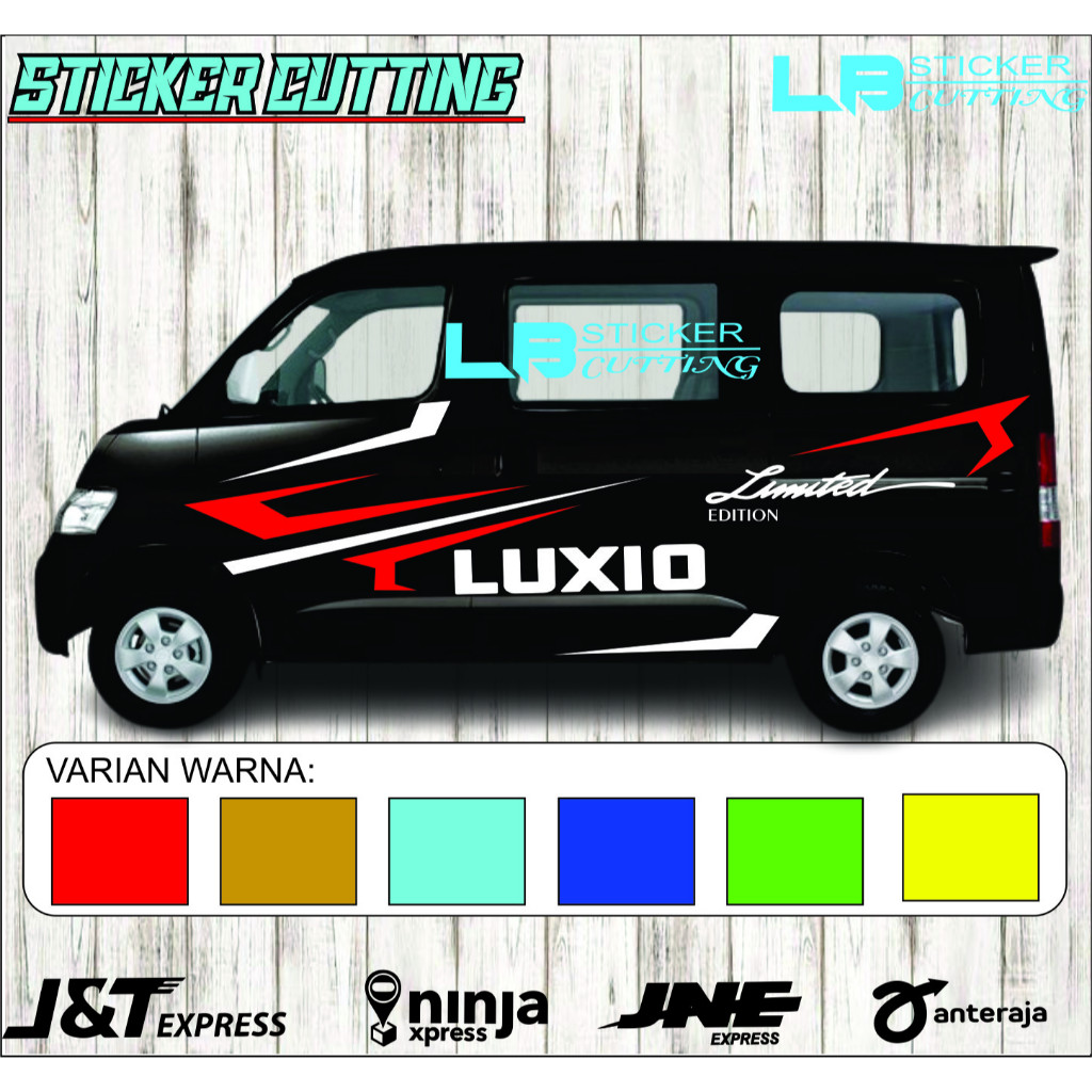Sticker Cutting Terbaru Mobil Grandmax Blindvan Granmax Mini Bus Luxio Serena Avp Dll 1