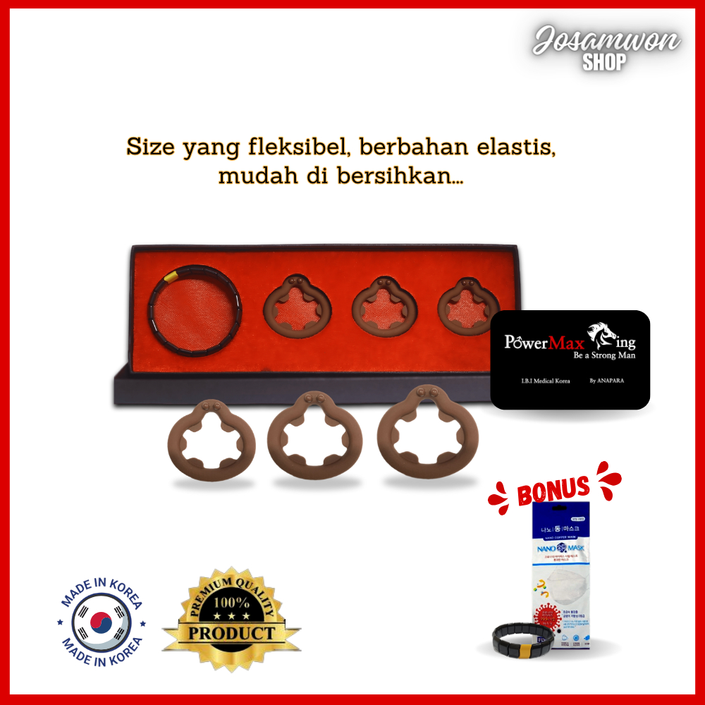 PowerMax Ring Terapi Kesehatan Pria Dewasa
