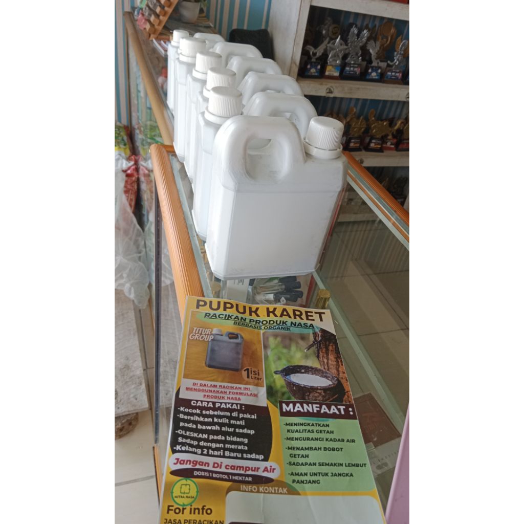 pupuk karet Nasa