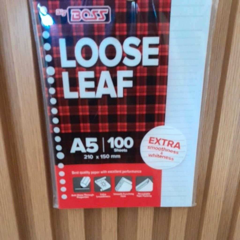 

BIGBOSSLOOSE LEAF A5 ISI 100 LEMBAR