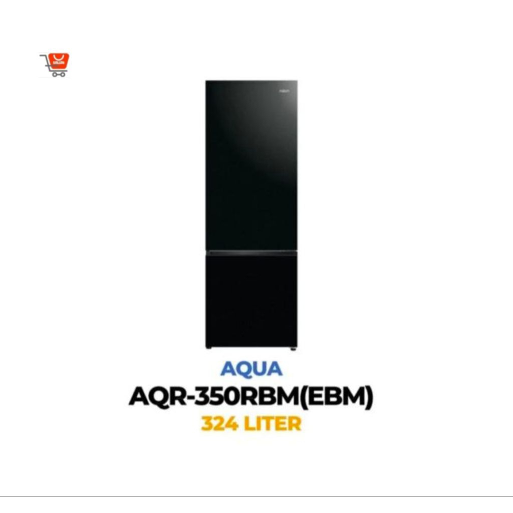 KULKAS AQUA FREEZER BAWAH AQR-350RBM ( EBM )