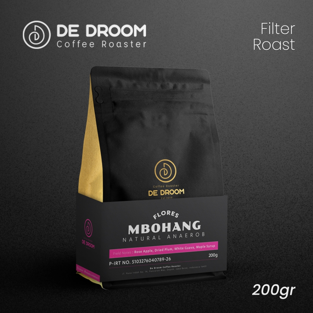 

De Droom - Arabica Flores Mbohang Natural Anaerobic - Biji Kopi Filter Manual Brew