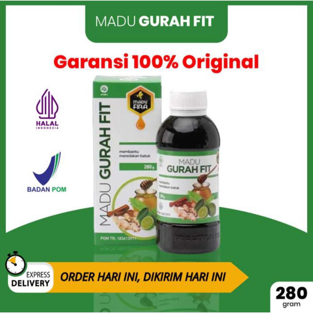 

Madu Gurah Fit 280 Gram / Original BPOM Halal MUI