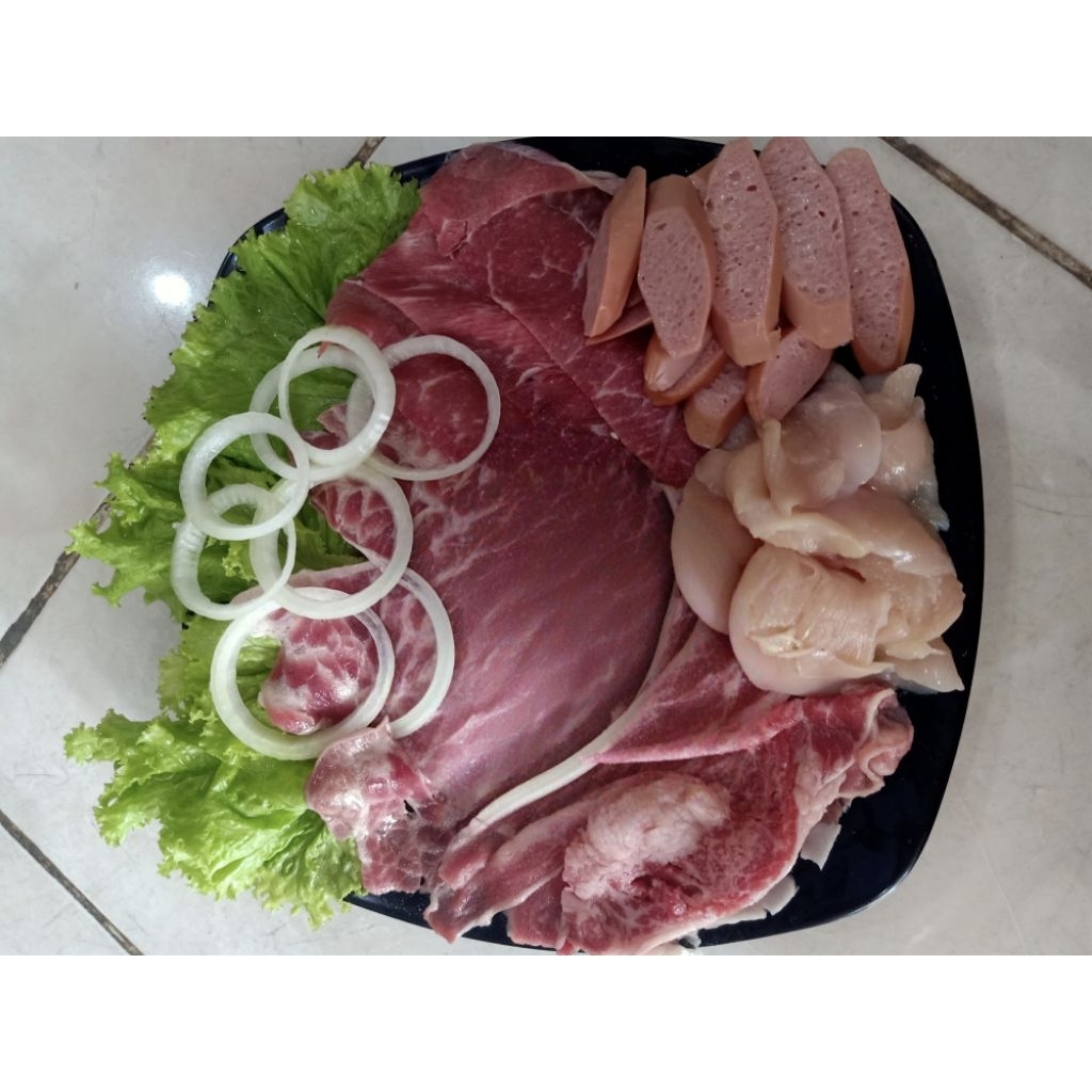 

paket grill beef bbq lengkap saus marinasi cocolan selada barbarkuy