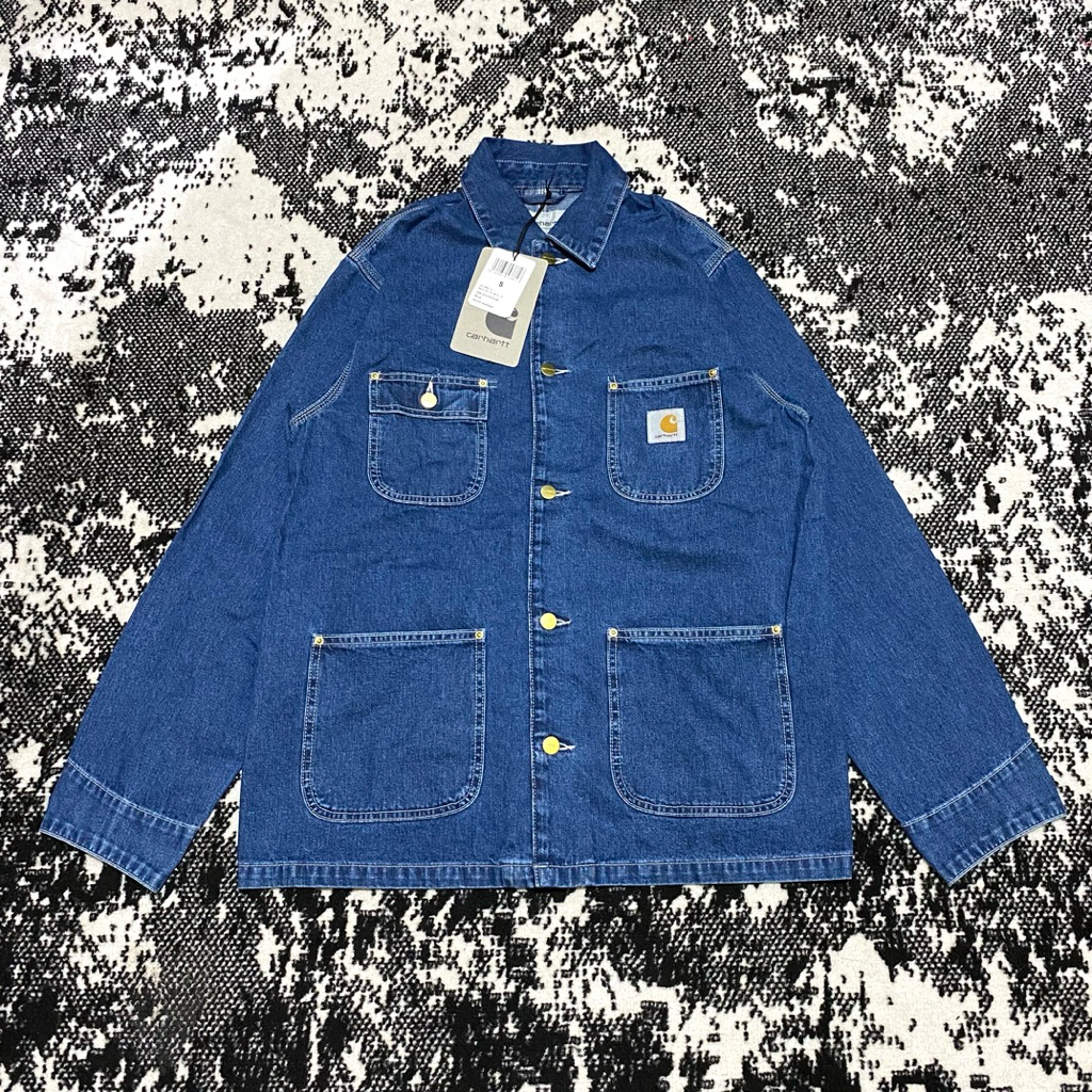 CARHARTT WIP OG CHORE COAT BLUE STONE WASHED