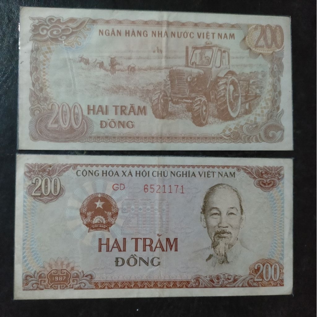 Vietnam uang asing 200 dong vietnam