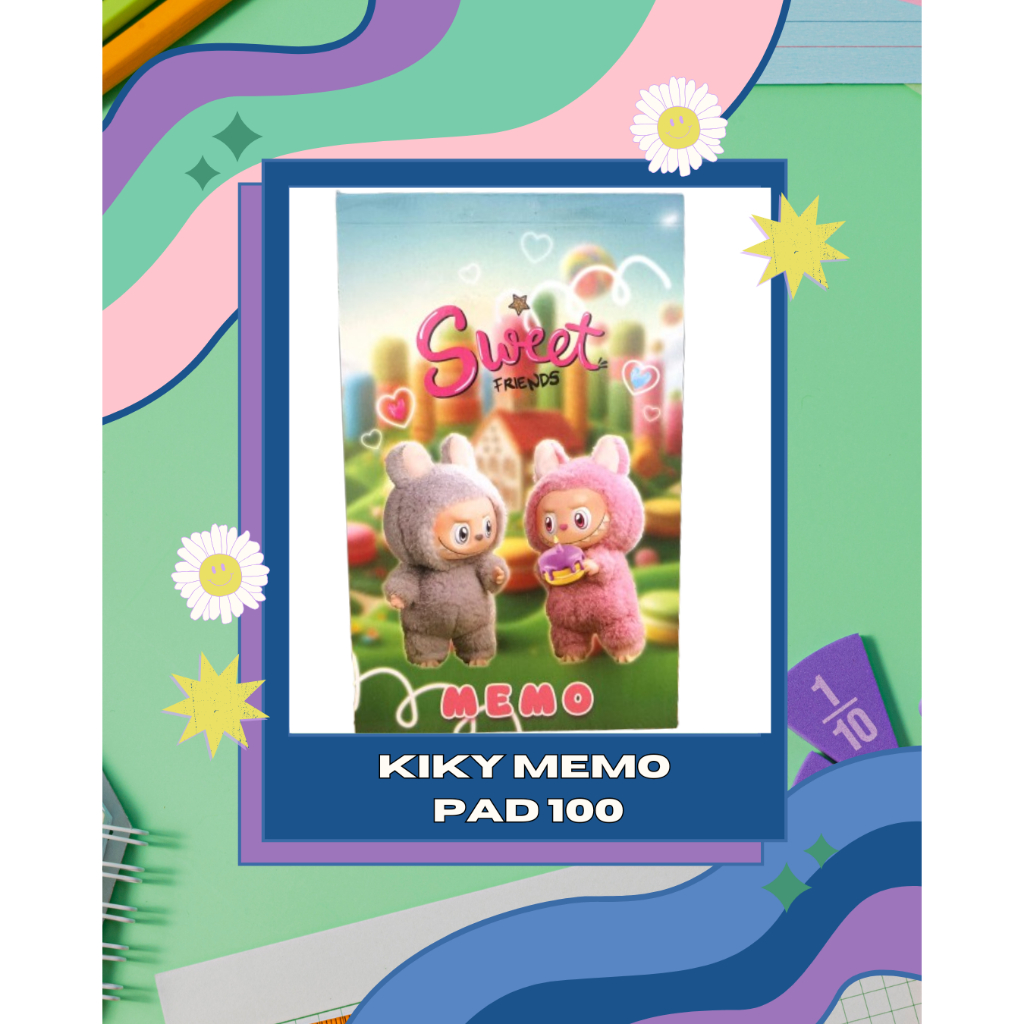 

KIKY MEMO PAD 100 LABUBU