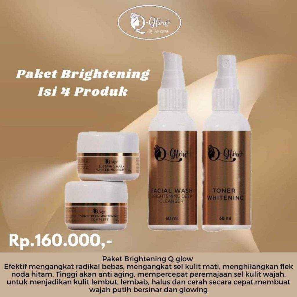 Qglow Skincare Lengkap