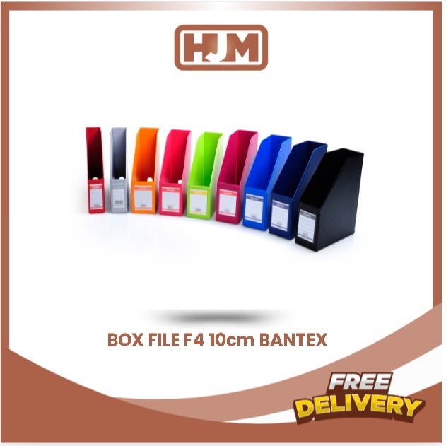

BANTEX BOX FILE MAGAZINE FILE FOLIO 10CM 4011