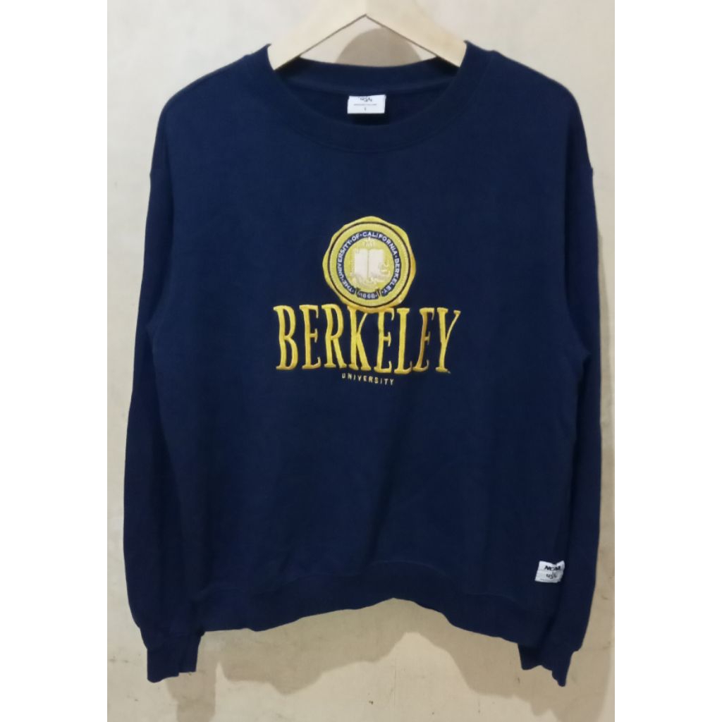 Crewneck NCAA x USL bordir warna navy