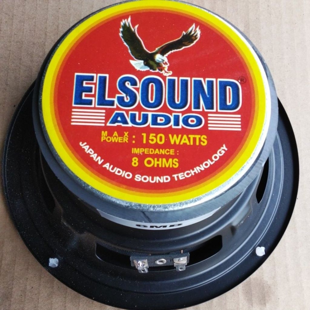 Speker Elsound 6 inch magnet besar 150 Watt 8 ohm