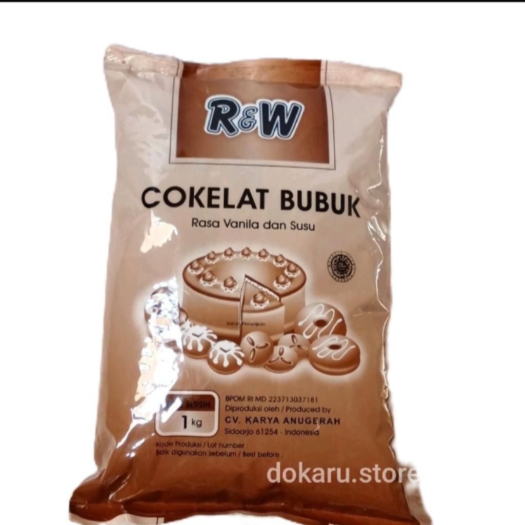 Coklat Bubuk 1kg Premium R&W Cokelat bubuk Kiloan