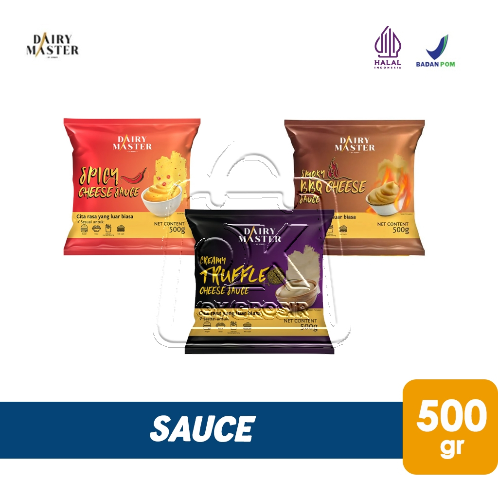 

DAIRY MASTER Nacho Cheese/ Cheddar/ Creamy Cheese Sauce (1 pcs)