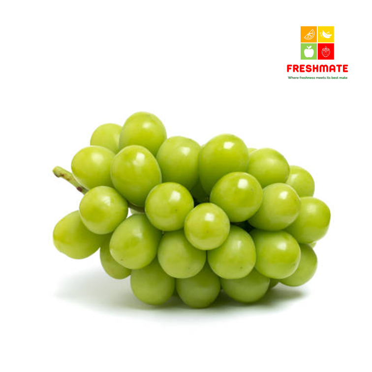 

Buah Anggur Hijau Shine Muscat Premium 250 gram – Manis, Tanpa Biji, Anggur Hijau Impor