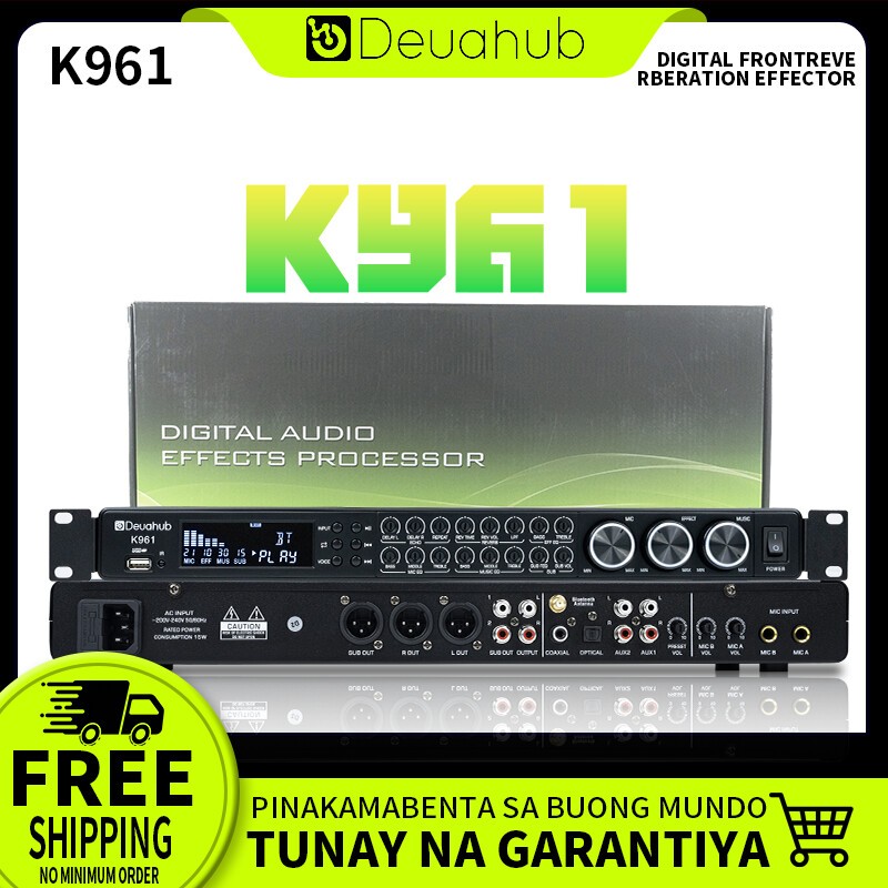 Deuahub Mixer Karaoke Super Effect Vocal EFEK Vocal EFEK Vokal Echo Digital Revebe Free Adaptor
