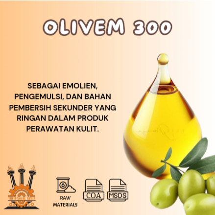 

Olive Oil Olivem 300 - 100gr / Emolien Produk Perawatan Kulit / Bahan Pembersih Sekunder Natural