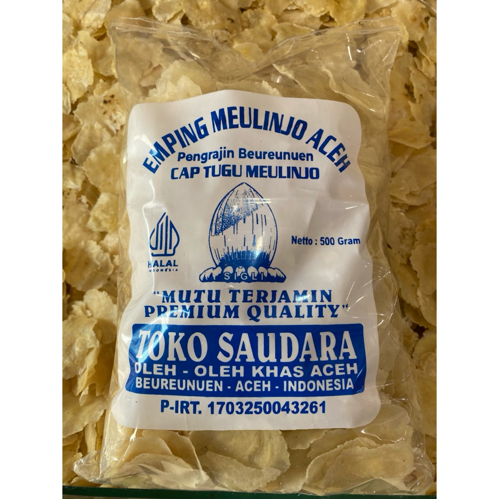 

emping melinjo aceh 500 gram ASLI SUPER Quality | asli aceh