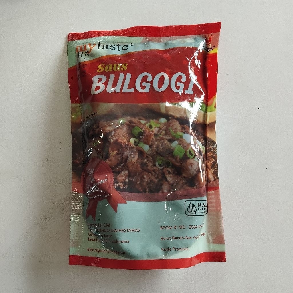 

MyTaste Saus Bumbu Bulgogi 500 Gr / Saus Bulgogi Korea Halal / Bumbu Marinasi Daging Korea