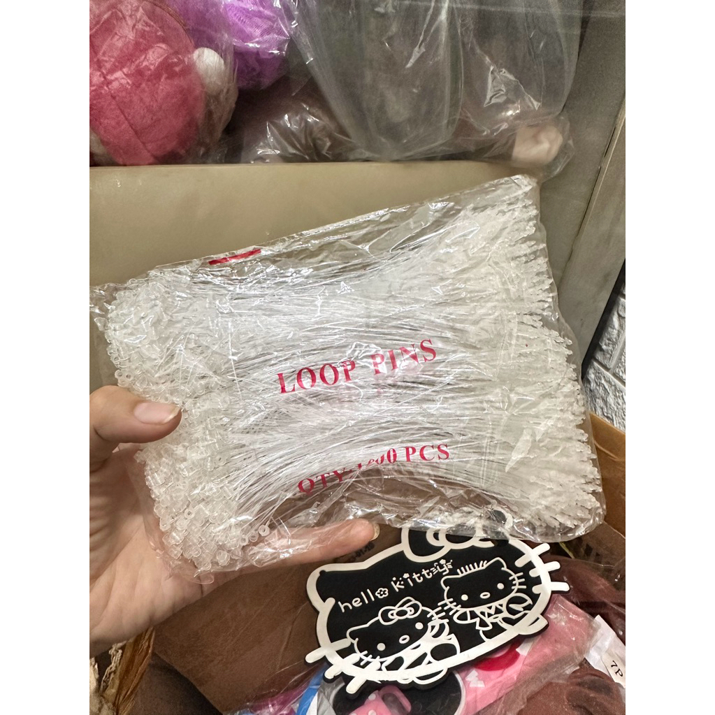 

Loop Pin / Tali Hang Tag Plastik isi 1000 pcs Putih
