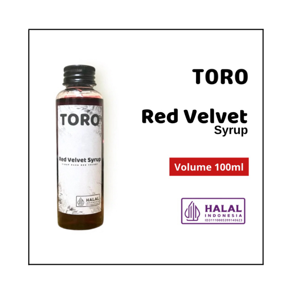 

Red Velvet Syrup | Sirup Rasa Red Velvet 100ml