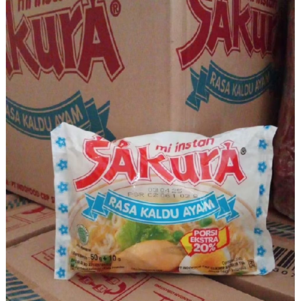

Sakura Mie Kaldu Ayam 60gr Karton