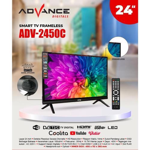 TV ADVANCE SMART 24 INCH ADV-2450C - Garansi Resmi