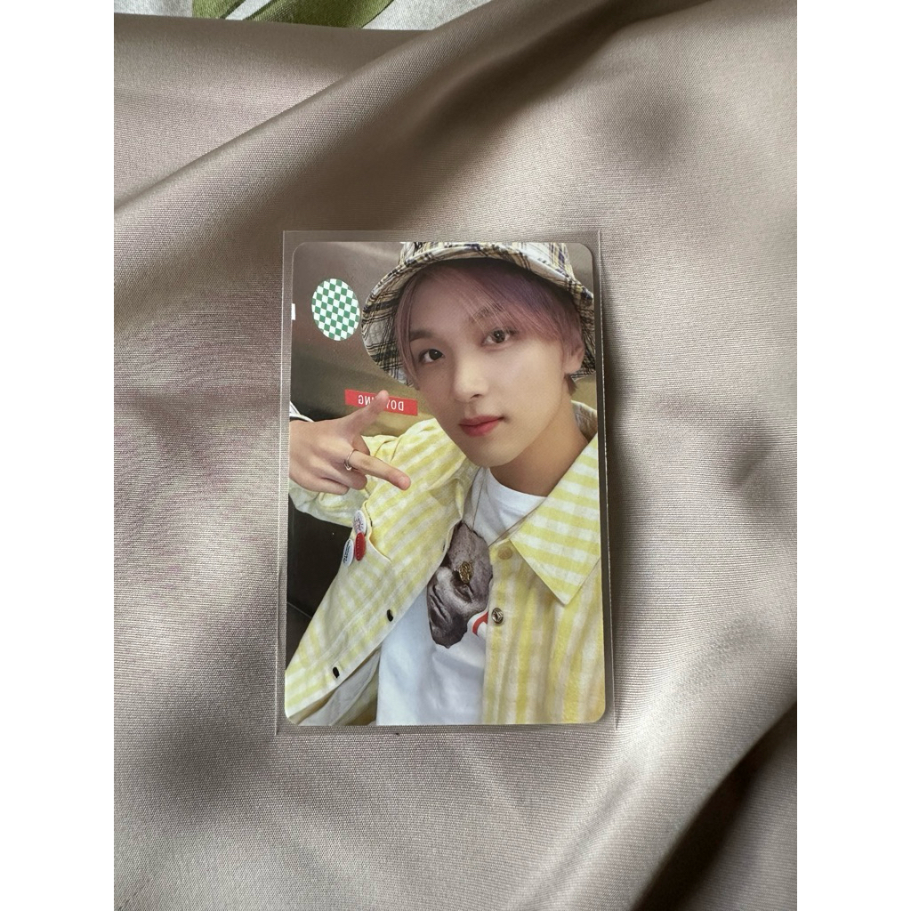 Haechan photocard coupon card sg22 pizza nct 127 season greeting 2022 official