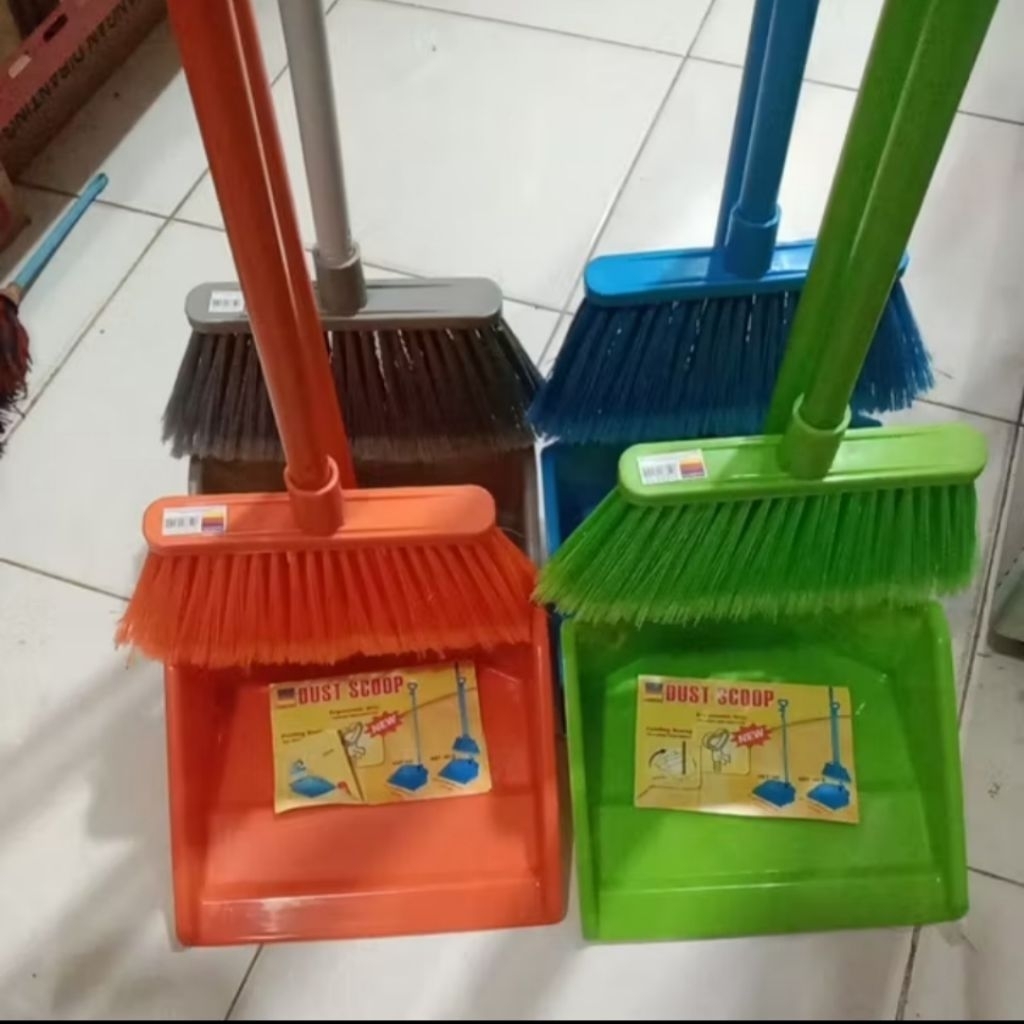 Sapu set Nagata sapu + pengki sampah