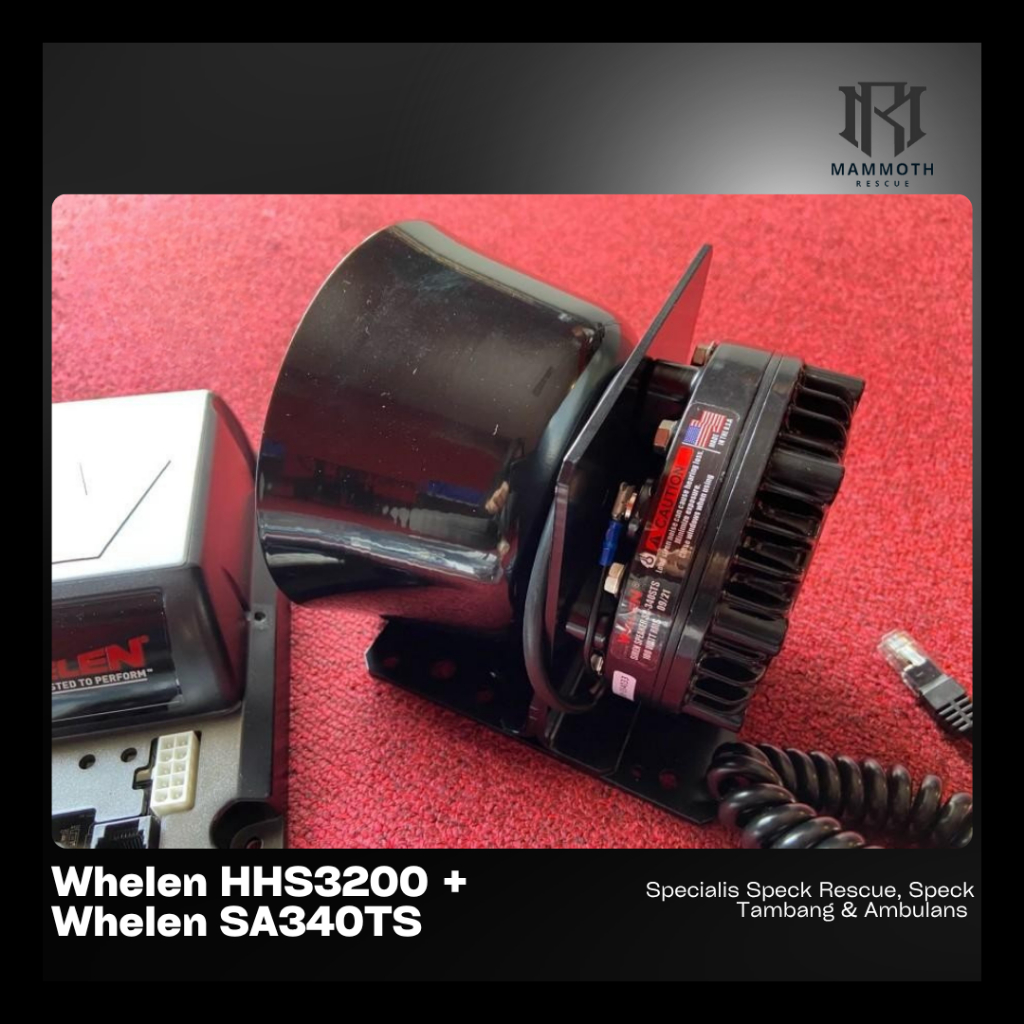 Whelen HHS3200 + Whelen SA340TS