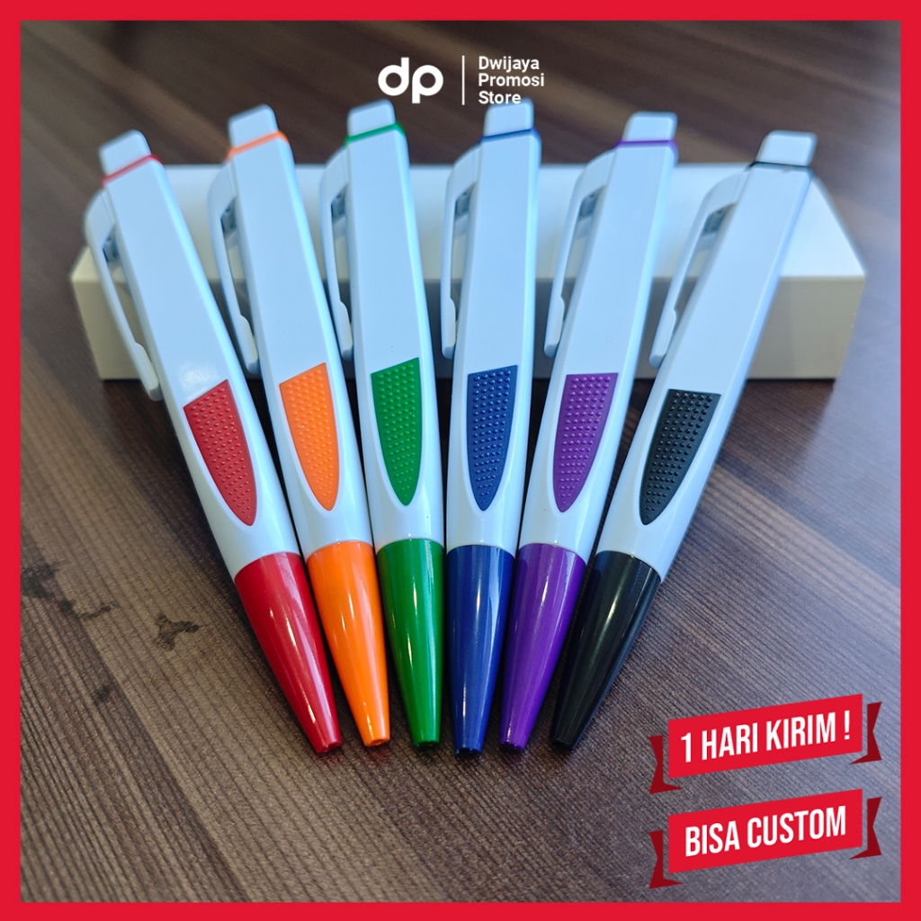 

Pulpen plastik Gepeng Promosi polos