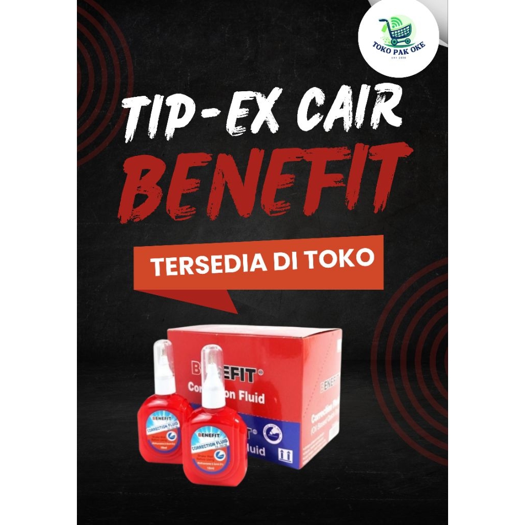 

Tip-Ex Cair Benefit 10ml