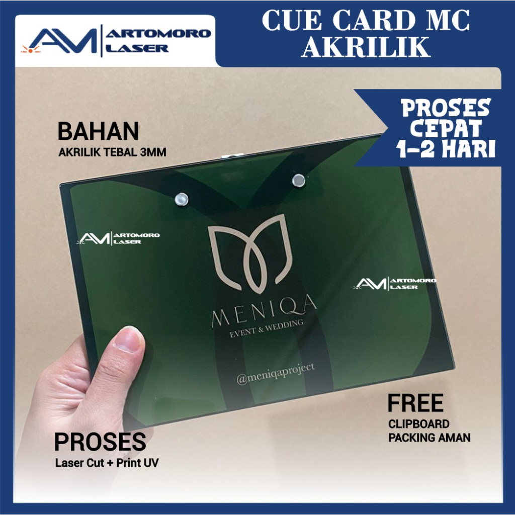 

CUE CARD MC AKRILIK CUSTOM