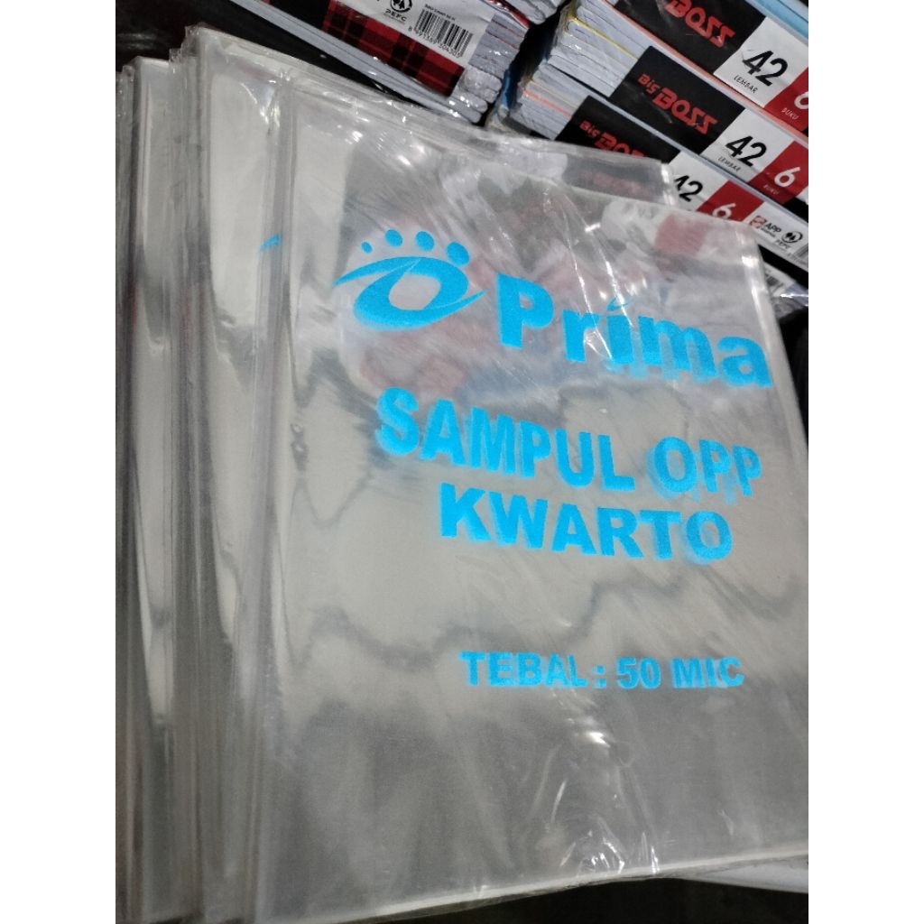

SAMPUL PLASTIK BUKU TULIS KECIL (KWARTO)