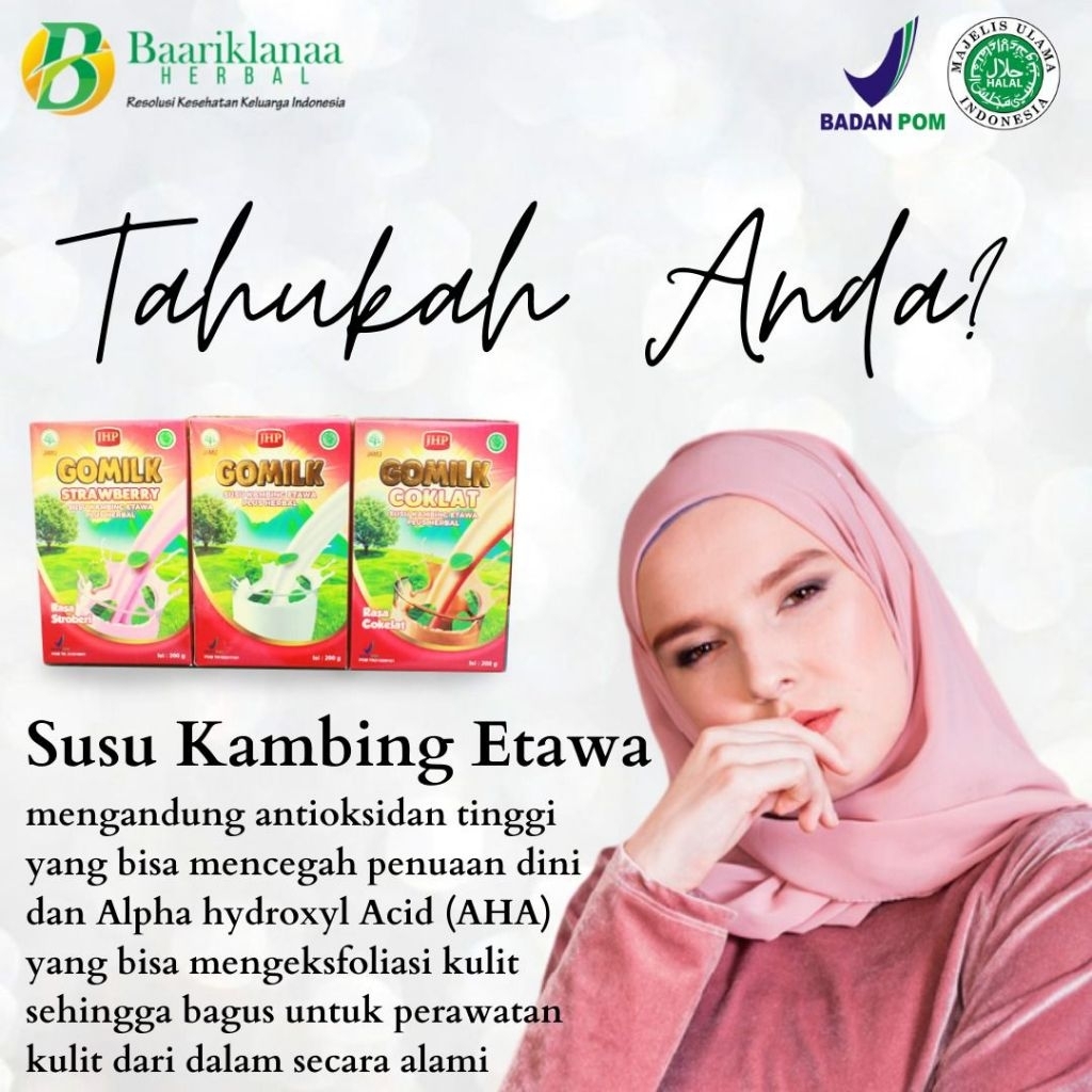 

Gomilk Susu Kambing Etawa + Herbal