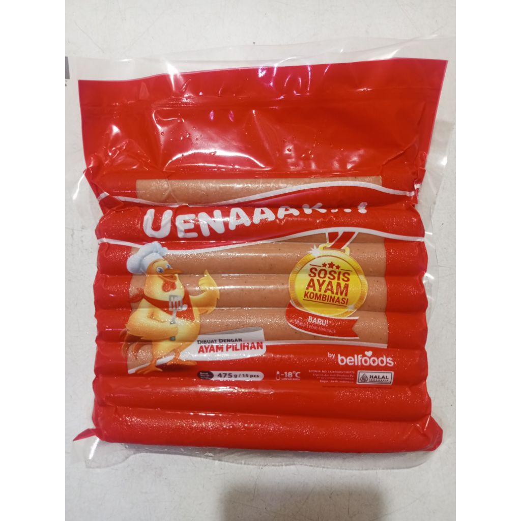 

Uenaak belfoods sosis ayam 475gr