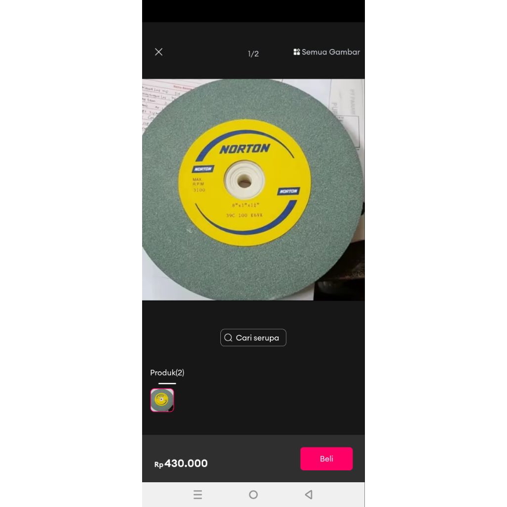 Batu Asah Norton Hijau