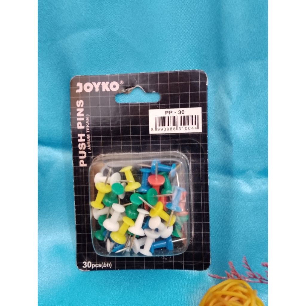 

Promo Cuci Gudang" Push Pins Joyko isi 30 Warna