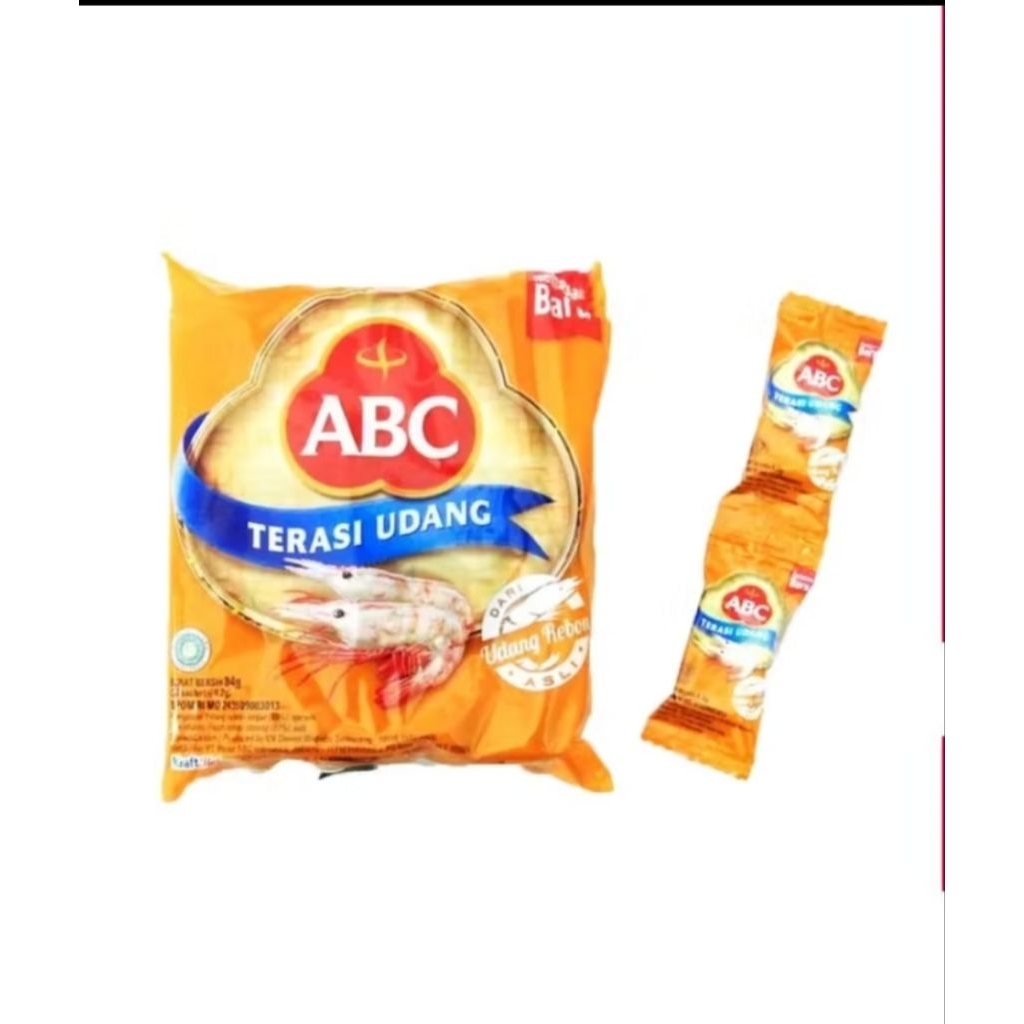 

Abc Terasi Udang isi 20 x 4.2 gr Trasi Udang Rebon Halal