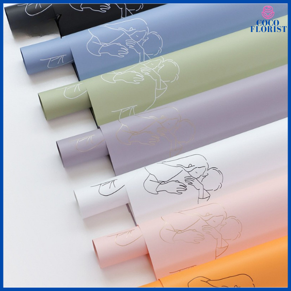 

PACK 20 Flower Wrapping Cellophane Everyday I love you Kertas buket Bunga Kb6109