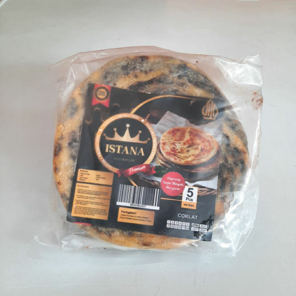 

Istana Roti Maryam Coklat 440 gr isi 5 pcs